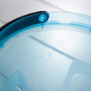 Ведро с крышкой «Лайт», 5 л, цвет прозрачно-голубой Ведро с крышкой «Лайт», 5 л, цвет прозрачно-голубой