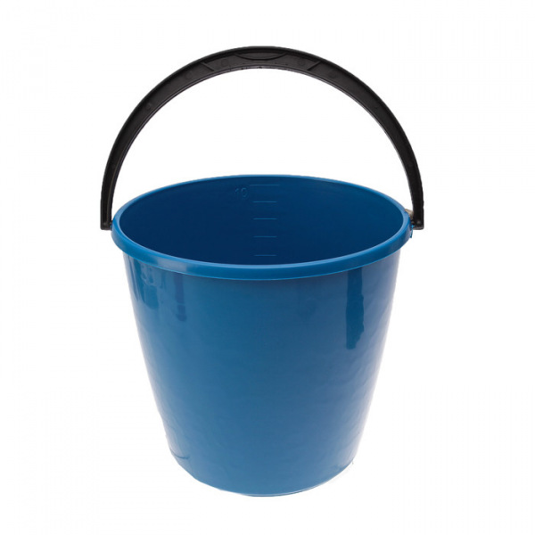 Ведро с мерной шкалой ЕлПласт «Дачное», 10 л, цвет МИКС