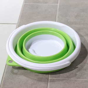 Ведро складное, 5 л, 26×26×20 см, цвет МИКС Ведро складное, 5 л, 26×26×20 см, цвет МИКС