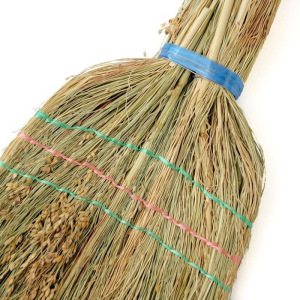 Веник узбекский из сорго 3х-прошивной малый, ручная работа, 61 см Веник узбекский из сорго 3х-прошивной малый, ручная работа, 61 см