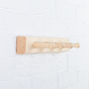 Вешалка 4 крючка, липа "Добропаровъ" Вешалка 4 крючка, липа "Добропаровъ"