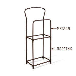 Вешалка, 475x260x1165,коричневый муар/коричневый Вешалка, 475x260x1165,коричневый муар/коричневый