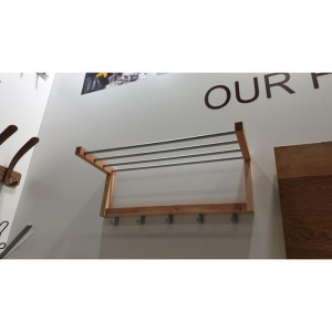 Вешалка Альберо Sheffilton-WH4, 650x250x265,прозрачный лак/алюм.мет Вешалка Альберо Sheffilton-WH4, 650x250x265,прозрачный лак/алюм.мет