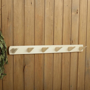 Вешалка деревянная, 6 крючков Вешалка деревянная, 6 крючков