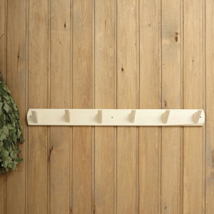 Вешалка деревянная, 6 крючков Вешалка деревянная, 6 крючков