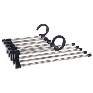 Вешалка для брюк раздвижная 34×18×17 см, 5 спиц, цвет чёрный Вешалка для брюк раздвижная 34×18×17 см, 5 спиц, цвет чёрный