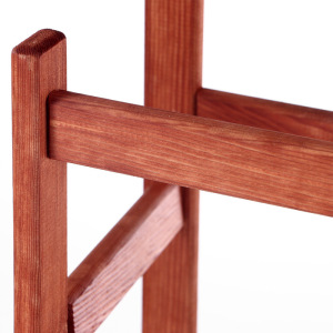 Вешалка для одежды напольная двойная, морёная Вешалка для одежды напольная двойная, морёная