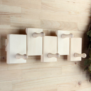 Вешалка комбинированная 5 крючков 12х8х35см, липа "Добропаровъ" Вешалка комбинированная 5 крючков 12х8х35см, липа "Добропаровъ"