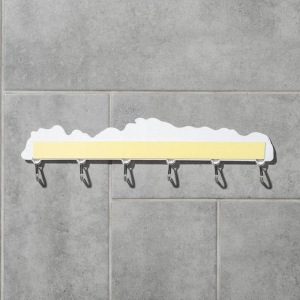 Вешалка на 6 крючков "Ассорти" цвет МИКС Вешалка на 6 крючков "Ассорти" цвет МИКС