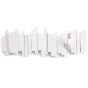 Вешалка настенная Sticks, белая Вешалка настенная Sticks, белая