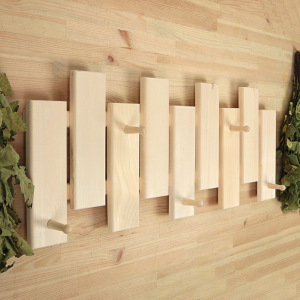 Вешалка оригинальная 5 крючков 79х30х3см, липа "Добропаровъ" Вешалка оригинальная 5 крючков 79х30х3см, липа "Добропаровъ"