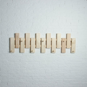 Вешалка оригинальная 7 крючков 108х32х8см, липа "Добропаровъ" Вешалка оригинальная 7 крючков 108х32х8см, липа "Добропаровъ"