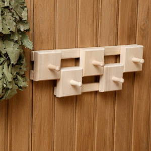 Вешалка "Гармония", 5 крючков, липа "Добропаровъ" Вешалка "Гармония", 5 крючков, липа "Добропаровъ"