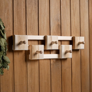 Вешалка "Гармония", 5 крючков, липа "Добропаровъ" Вешалка "Гармония", 5 крючков, липа "Добропаровъ"