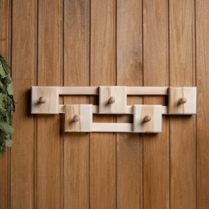 Вешалка "Гармония", 5 крючков, липа "Добропаровъ" Вешалка "Гармония", 5 крючков, липа "Добропаровъ"