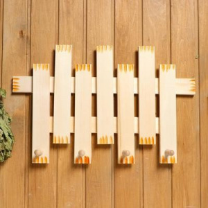 Вешалка "Заборчик", 4 крючка Вешалка "Заборчик", 4 крючка