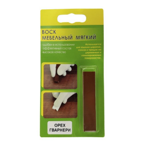 Воск мебельный ВМ-2 бук орех гварнери, блистер, 8 г Воск мебельный ВМ-2 бук орех гварнери, блистер, 8 г