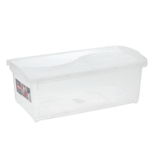 Ящик для хранения обуви Plast team, 38,5×20×14 см, цвет прозрачный Ящик для хранения обуви Plast team, 38,5×20×14 см, цвет прозрачный