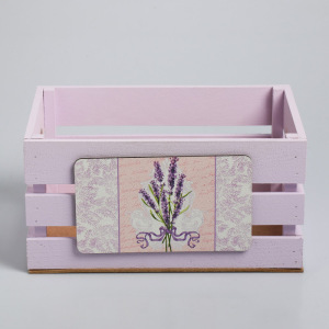Ящик для хранения "Лаванда" 30х15х20 см Ящик для хранения "Лаванда" 30х15х20 см
