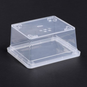 Ящик для хранения с крышкой 2 л, 19×16×9 см, цвет прозрачный Ящик для хранения с крышкой 2 л, 19×16×9 см, цвет прозрачный