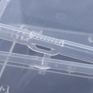 Ящик для хранения с крышкой 2 л, 19×16×9 см, цвет прозрачный Ящик для хранения с крышкой 2 л, 19×16×9 см, цвет прозрачный