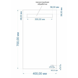 Зеркало Cersanit LED 010 BASE, 40x70 см, с подсветкой Зеркало Cersanit LED 010 BASE, 40x70 см, с подсветкой