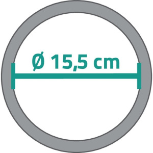 Зеркало косметическое подвесное Shuri, 1х/5х, LED, сенсор, USB, цвет чёрный Зеркало косметическое подвесное Shuri, 1х/5х, LED, сенсор, USB, цвет чёрный