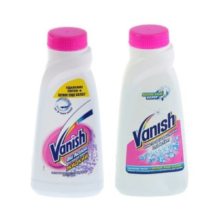Жидкий пятновыводитель-отбеливатель для белого Vanish, 450 мл Жидкий пятновыводитель-отбеливатель для белого Vanish, 450 мл