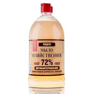 Жидкое мыло хозяйственное, 1 л. Жидкое мыло хозяйственное, 1 л.