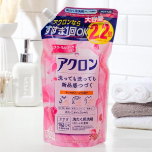 Жидкое средство для стирки, Akron, для деликатных тканей, мягкая упаковка Жидкое средство для стирки, Akron, для деликатных тканей, мягкая упаковка
