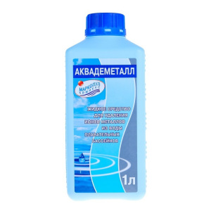Жидкое средство для удаления ионов металлов из воды "Аквадеметалл", флакон, 1 л Жидкое средство для удаления ионов металлов из воды "Аквадеметалл", флакон, 1 л