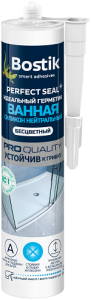 Bostik Perfect Seal Нейтральный / Бостик Перфект Сил Нейтральный Герметик силиконовый для ванной Bostik Perfect Seal Нейтральный / Бостик Перфект Сил Нейтральный Герметик силиконовый для ванной