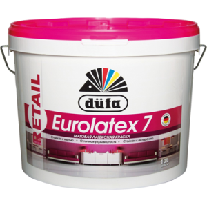 Dufa Premium Eurolatex 3 / Дюфа Премиум Евролатекс 3 Краска для стен и потолков водно-дисперсионная глубокоматовая Dufa Premium Eurolatex 3 / Дюфа Премиум Евролатекс 3 Краска для стен и потолков водно-дисперсионная глубокоматовая