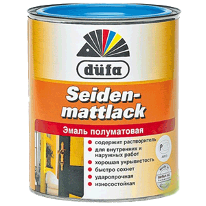 Dufa Seidenmattlack / Дюфа Сейденматлак Эмаль универсальная полуматовая Dufa Seidenmattlack / Дюфа Сейденматлак Эмаль универсальная полуматовая