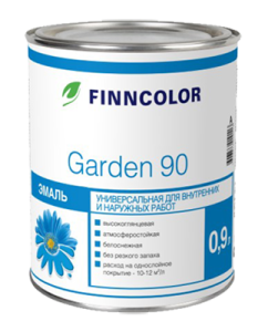 Finncolor Garden 90 / Финнколор Гарден 90 Эмаль универсальная алкидная высокоглянцевая Finncolor Garden 90 / Финнколор Гарден 90 Эмаль универсальная алкидная высокоглянцевая