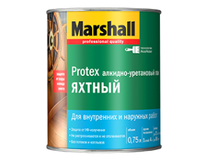 Marshall Protex / Маршалл Протекс Лак яхтный алкидно-уретановый полуматовый Marshall Protex / Маршалл Протекс Лак яхтный алкидно-уретановый полуматовый