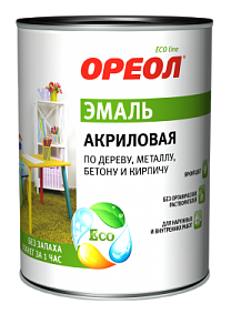 Ореол Эмаль универсальная акриловая матовая Ореол Эмаль универсальная акриловая матовая