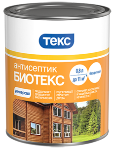 Текс Bioteks 2-В-1 Антисептик для внутренних и наружных работ Текс Bioteks 2-В-1 Антисептик для внутренних и наружных работ