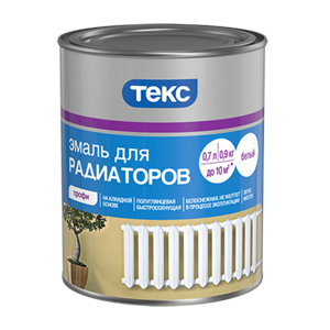 Текс Профи Эмаль для радиаторов алкидная полуглянцевая Текс Профи Эмаль для радиаторов алкидная полуглянцевая