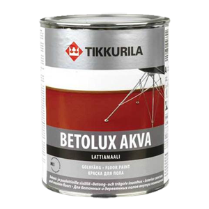 Tikkurila Betolux Akva / Тиккурила Бетолюкс Аква Краска для пола полиуретано-акрилатная полуглянцевая Tikkurila Betolux Akva / Тиккурила Бетолюкс Аква Краска для пола полиуретано-акрилатная полуглянцевая