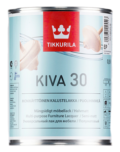 Tikkurila Kiva 30 / Тиккурила Кива 30 Лак мебельный акрилатный полуматовый Tikkurila Kiva 30 / Тиккурила Кива 30 Лак мебельный акрилатный полуматовый