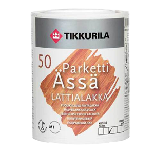 Tikkurila Parketti-Assa 50 / Тиккурила Панели-Ясся 50 Лак паркетный полиуретано-акрилатный полуглянцевый Tikkurila Parketti-Assa 50 / Тиккурила Панели-Ясся 50 Лак паркетный полиуретано-акрилатный полуглянцевый