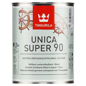 Tikkurila Unica Super 90 / Тиккурила Уника Супер 90 Лак для дерева уретано-алкидный высокоглянцевый Tikkurila Unica Super 90 / Тиккурила Уника Супер 90 Лак для дерева уретано-алкидный высокоглянцевый