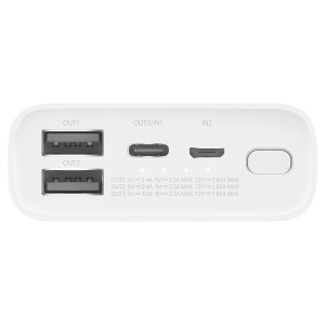 Внешний аккумулятор Xiaomi Mi Power Bank Pocket Edition 10000 mAh (белый) Внешний аккумулятор Xiaomi Mi Power Bank Pocket Edition 10000 mAh (белый)