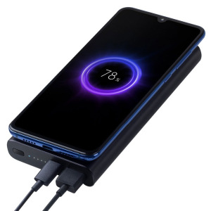 Внешний аккумулятор Xiaomi Mi Power Bank Wireless Youth Edition 10000 mAh (чёрный) Внешний аккумулятор Xiaomi Mi Power Bank Wireless Youth Edition 10000 mAh (чёрный)