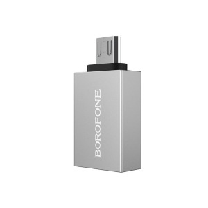 Адаптер Borofone BV2, USB-A - Micro USB Адаптер Borofone BV2, USB-A - Micro USB