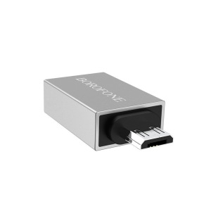 Адаптер Borofone BV2, USB-A - Micro USB Адаптер Borofone BV2, USB-A - Micro USB