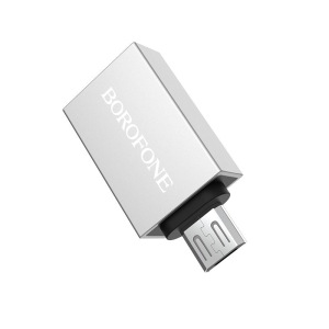 Адаптер Borofone BV2, USB-A - Micro USB Адаптер Borofone BV2, USB-A - Micro USB