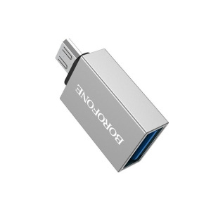 Адаптер Borofone BV2, USB-A - Micro USB Адаптер Borofone BV2, USB-A - Micro USB