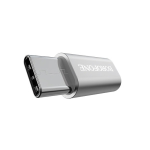 Адаптер Borofone BV4, Micro USB - USB Type-C Адаптер Borofone BV4, Micro USB - USB Type-C